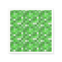 Pixelig spelare Grön byggnad vikt 