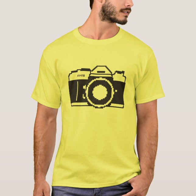 PIXELkonst filmar kameran Tee Shirt (Framsida)