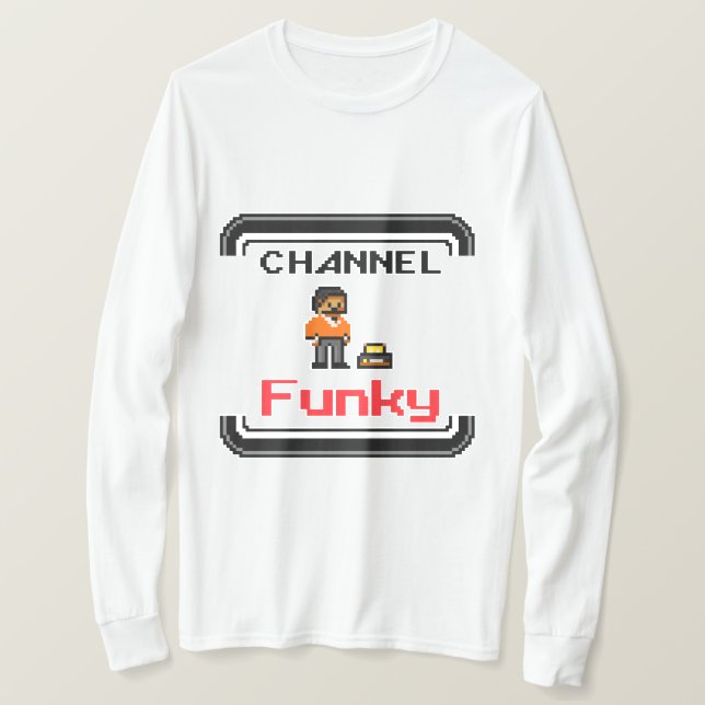 Pixelkonst för kanalFunky T Shirt (Design framsida)