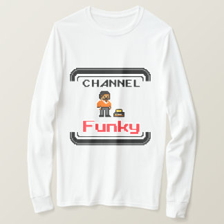 Pixelkonst för kanalFunky T Shirt
