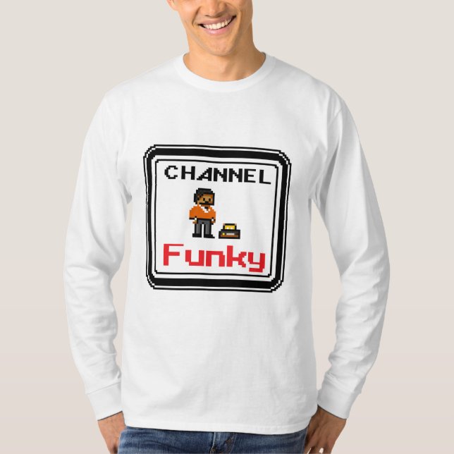 Pixelkonst för kanalFunky T Shirt (Framsida)