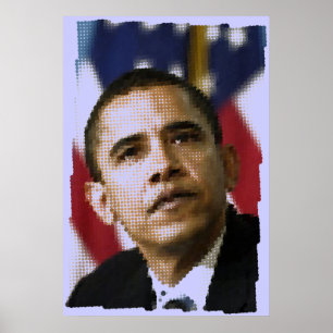 PIXELkonst (pricker), Barack Obama Poster
