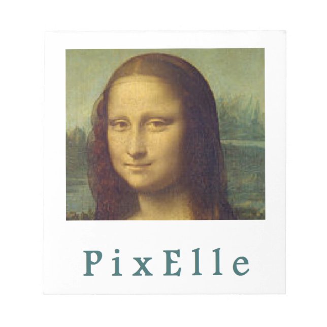 Pixelle femme anteckningsblock (Framsida)