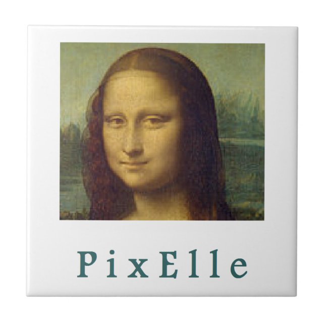 Pixelle femme kakelplatta (Framsidan)