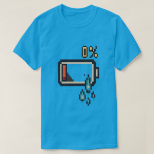Pixelns strömuttag: 0 % energivibes t shirt
