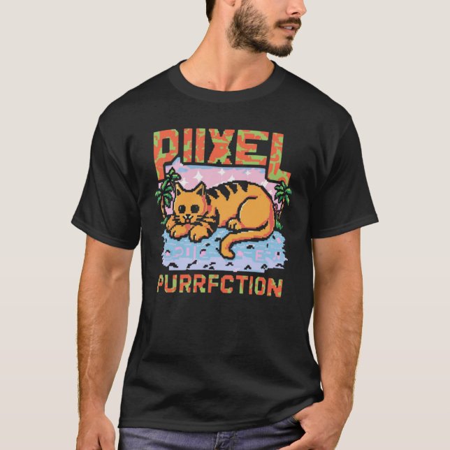 Pixelperfektion T Shirt (Framsida)