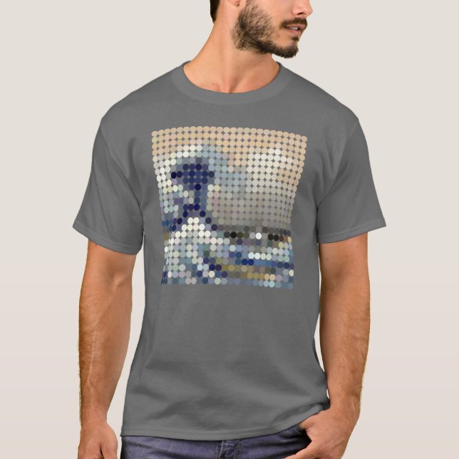 Pixelpunkt "Underbar våg" T Shirt (Framsida)