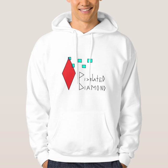 pixelskjorta hoodie (Framsida)