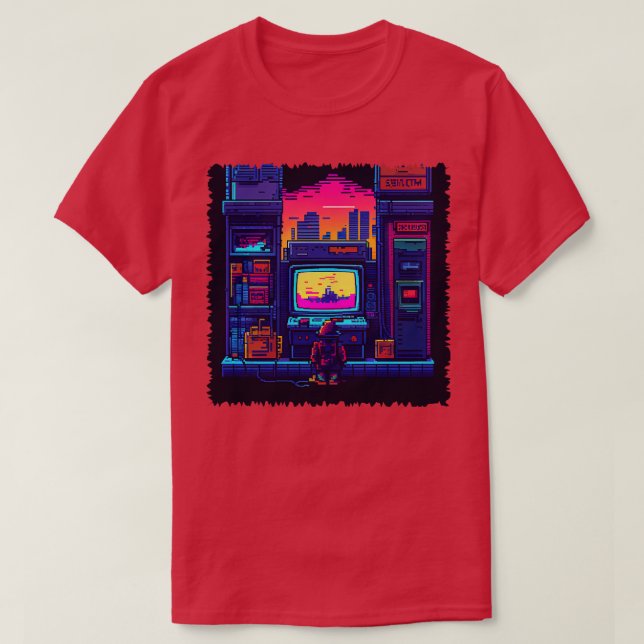 Pixelspel T Shirt (Design framsida)