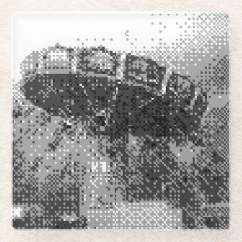 pixelstyrglas underlägg