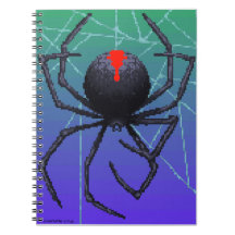 Pixelsvart spindelspindel