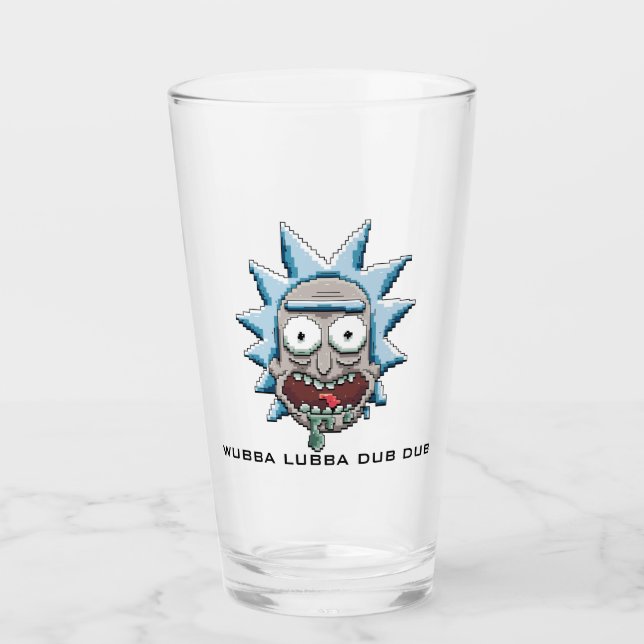 Pixelverse Rick Drooling Head Glaskopp (Framsida)