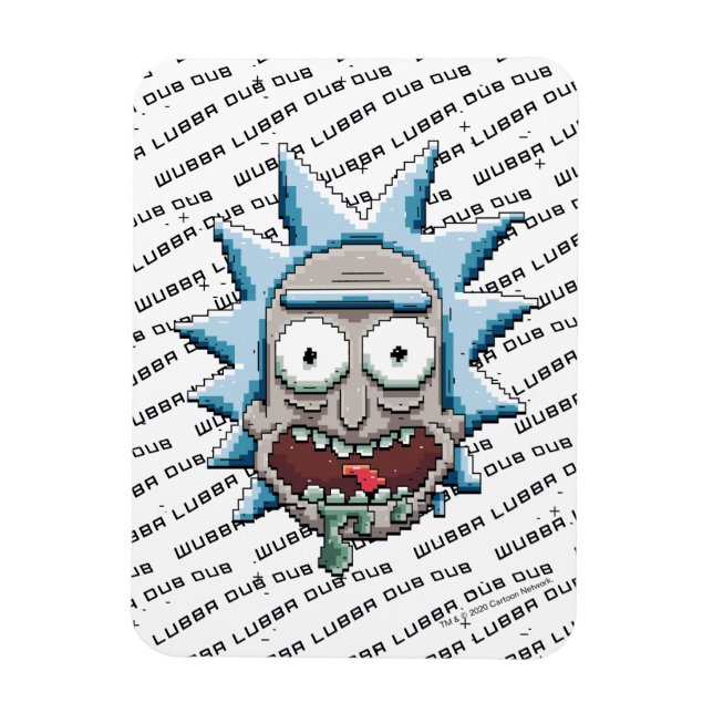 Pixelverse Rick Drooling Head Magnet (Vertikal)