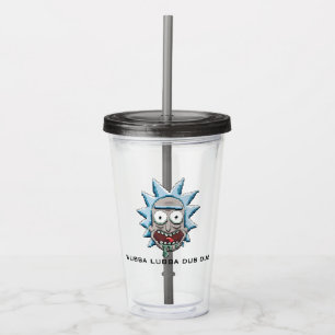 Pixelverse Rick Drooling Head Take Away Mugg