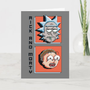 Pixelverse Rick och Morty Panel-grafik Kort