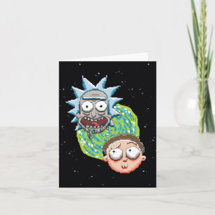 Pixelverse Rick och Morty Portal Graphic Anteckningskort