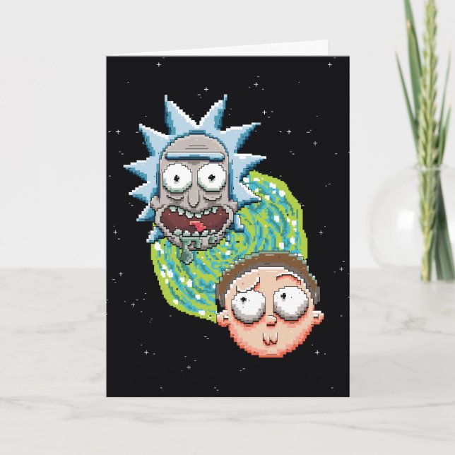 Pixelverse Rick och Morty Portal Graphic Kort (Framsida)