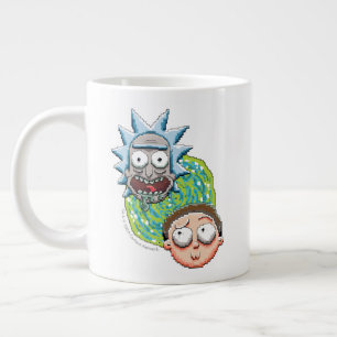 Pixelverse Rick och Morty Portal Graphics Jumbo Mugg
