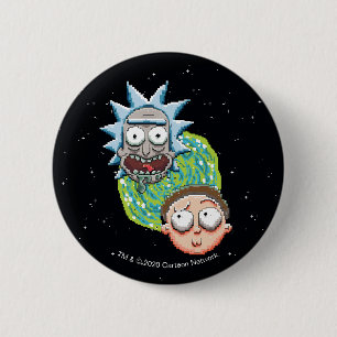 Pixelverse Rick och Morty Portal Graphics Knapp