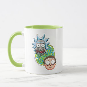 Pixelverse Rick och Morty Portal Graphics Mugg