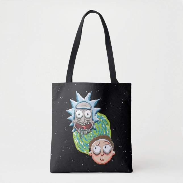 Pixelverse Rick och Morty Portal Graphics Tygkasse (Framsida)