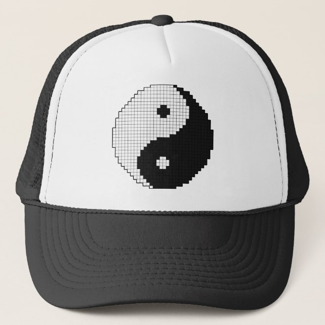 PIXELYinyang hatt Keps (Framsida)