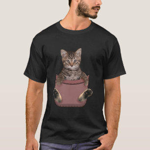 Pixie bob cat in fickan Cat lover Långärmad T Sh Shirt