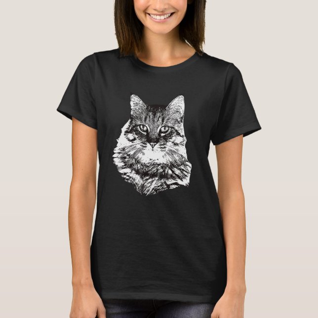 Pixie-Bob Cat T Shirt (Framsida)
