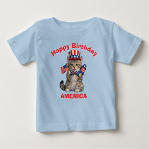 Pixie-Bob Kittel (1s) Patriotisk Barn T-Shirt