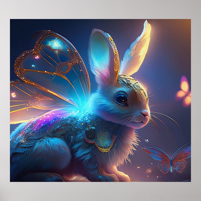 Pixie Bunny Poster (Framsidan)