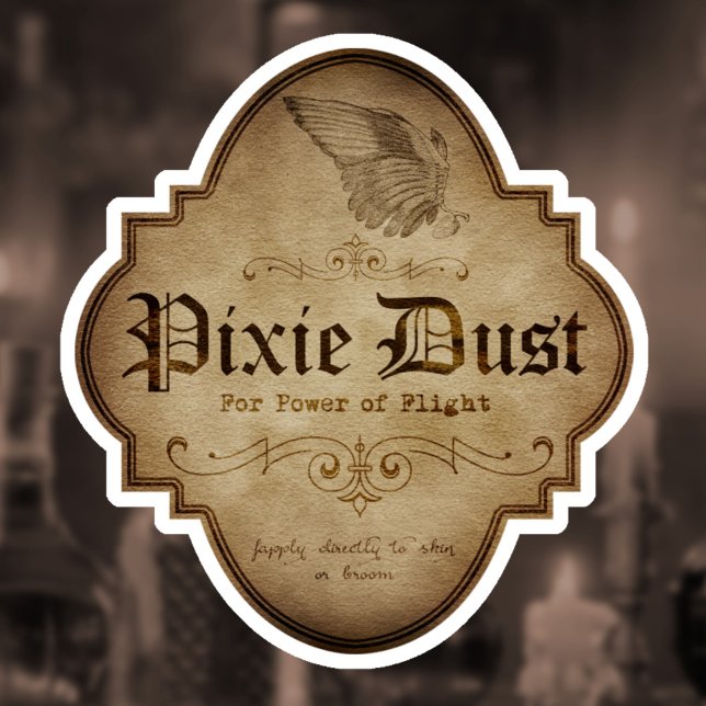Pixie Dust Apothecary DC Klistermärken (Skapare uppladdad)
