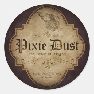 Pixie Dust Apothecary Runt Klistermärke