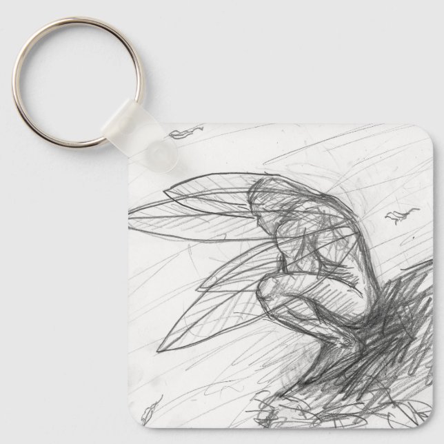 Pixie Dust in the Wind Nyckelring (Framsida)