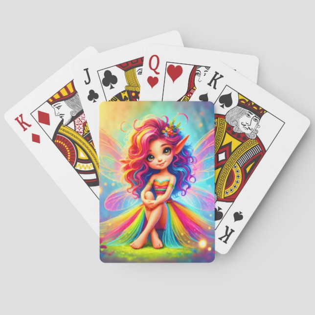 Pixie Fantasy-spelkort Casinokort (Baksidan)