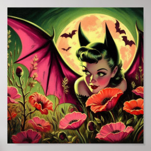 Pixie Fladdermus poster utskrift