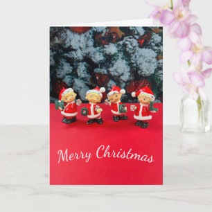 Pixie Magic jul Noel Mid Century Elf Card Kort