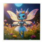Pixie Robot Ballerina Dancing in Wildblommor Kakelplatta<br><div class="desc">Du tittar på Lee Hiller Photography Art and Design Collection of Home and Office Decor,  Apparel,  Gifts and Collectibles. Bland designerna finns Lee Hiller Photography och Mixed Media Digital Art Collection http://LeeHiller.com</div>