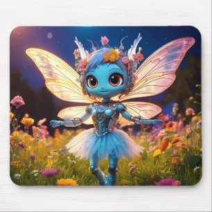 Pixie Robot Ballerina Dancing in Wildblommor Musmatta