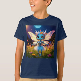 Pixie Robot Ballerina Dancing in Wildblommor T Shirt