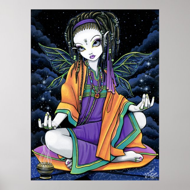 Pixie Stardust Celestial Hippie Fairy Poster (Framsidan)