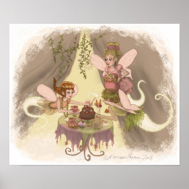 Pixie Tea Party Poster (Framsidan)