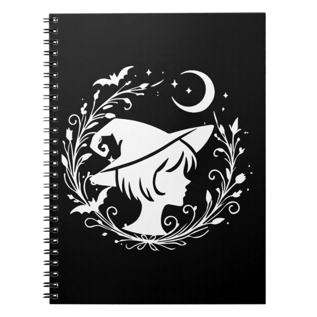 Pixie Witch Wiccan Magic Witches Halloween Anteckningsbok (Framsidan)