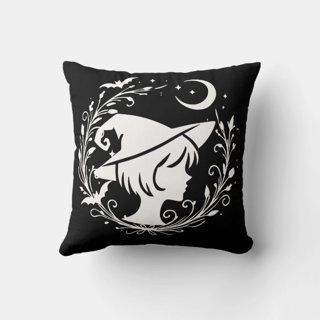 Pixie Witch Wiccan Magic Witches Halloween Kudde (Baksida)