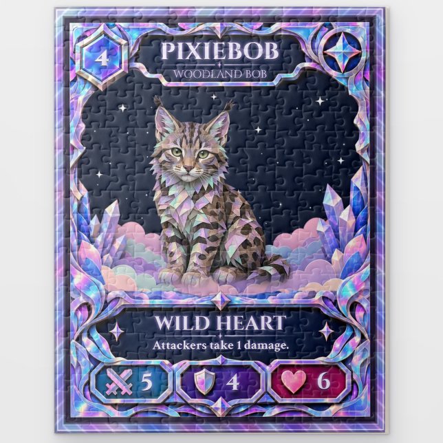Pixiebob Katt, Regnbågsfolie Konst Pussel (Skapare uppladdad)