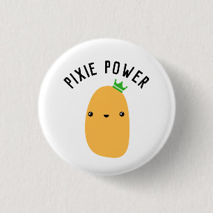Pixieeffekt Badge Knapp