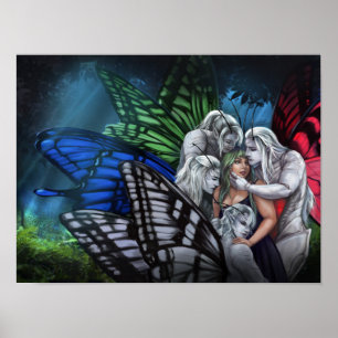 Pixies drottning skriver ut poster