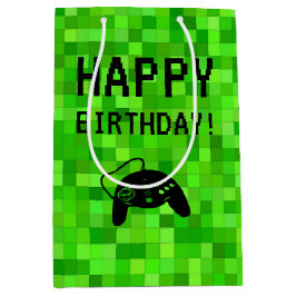 Pixlar för grönt Gamer | Födelsedagsfest av Anpass