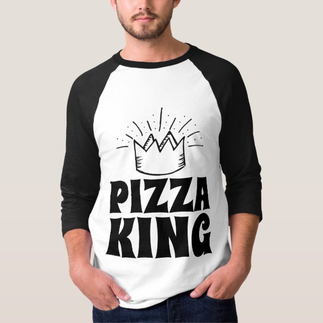 PIZA KUNG PAPPA T-Shirts (Framsida)