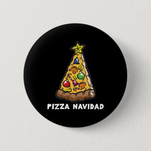 PIZA NAVIDAD Italienska Julgran Humor Knapp