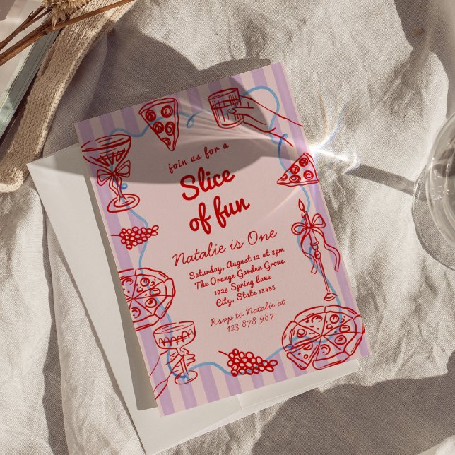 Pizza 1:a Hand plockade-segmentet av Roligtens Föd Inbjudningar (Skapare uppladdad)